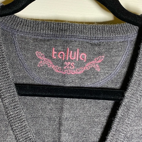 Talula Gray Wool Vest - Picture 3 of 5